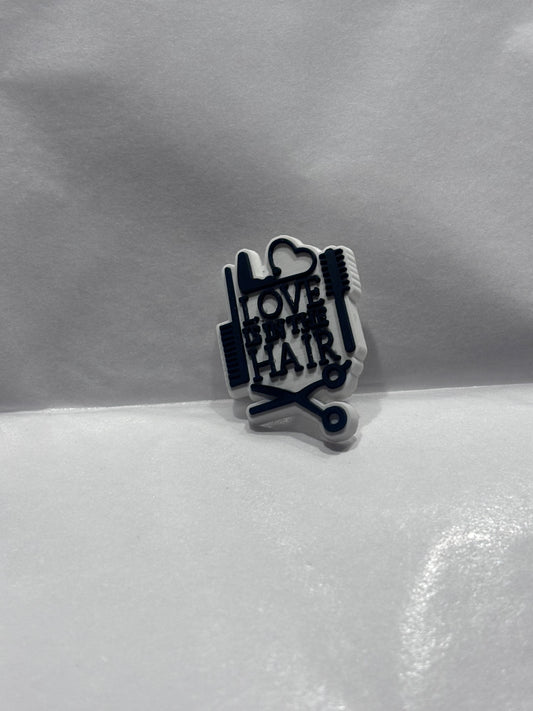 ‘Love is in the hair’ charm