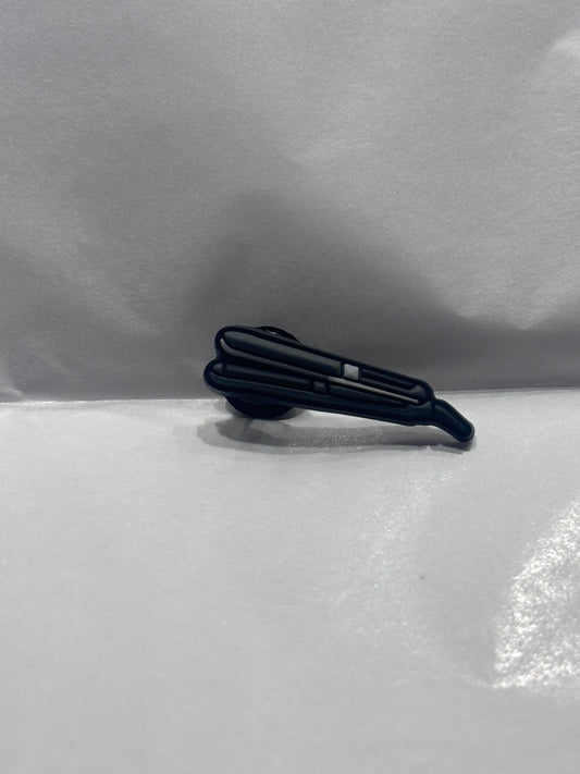 Black hair straightener charm