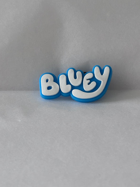 Bluey logo charm