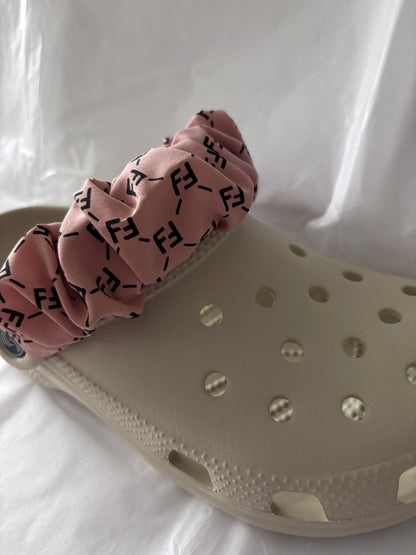 Designer inspired strap cover (Pink/black F)